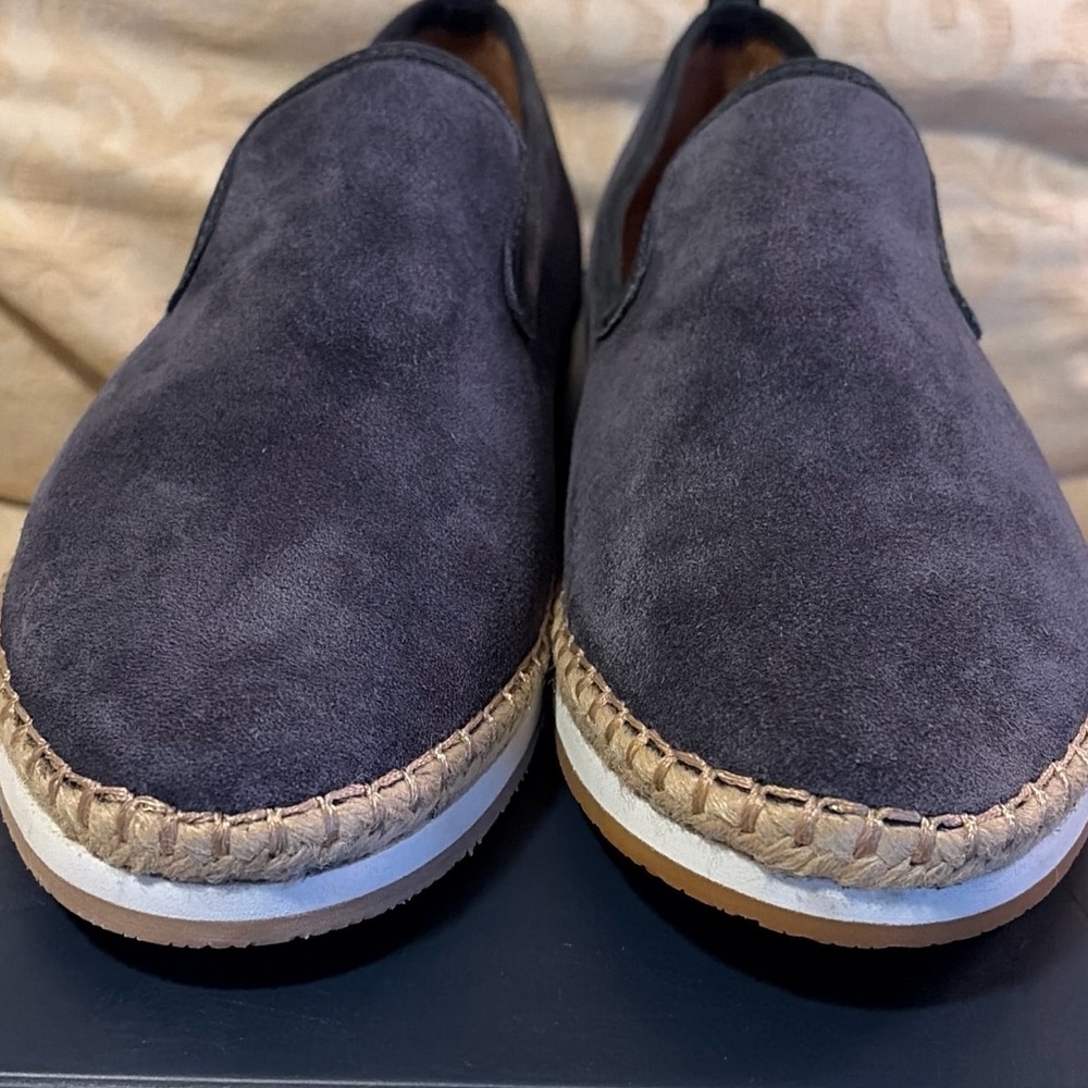 Peter Millar Blue Suede Slip-On Loafers Men’s Size 9 NWT